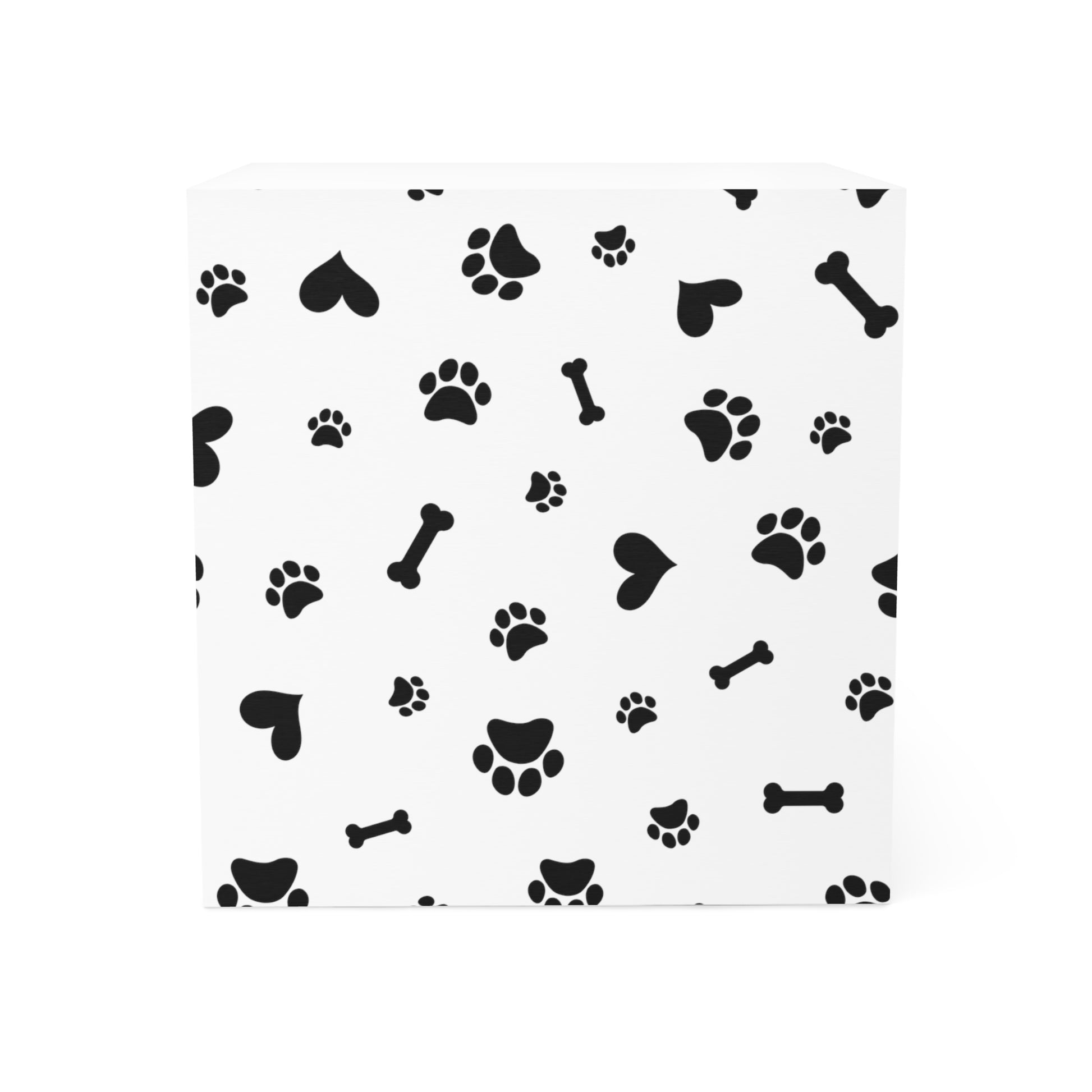 Paw Print Note Cube