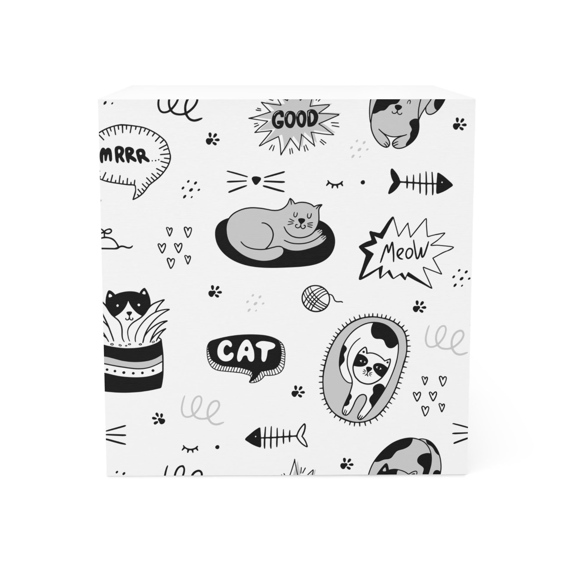 Happy Cat Note Cube