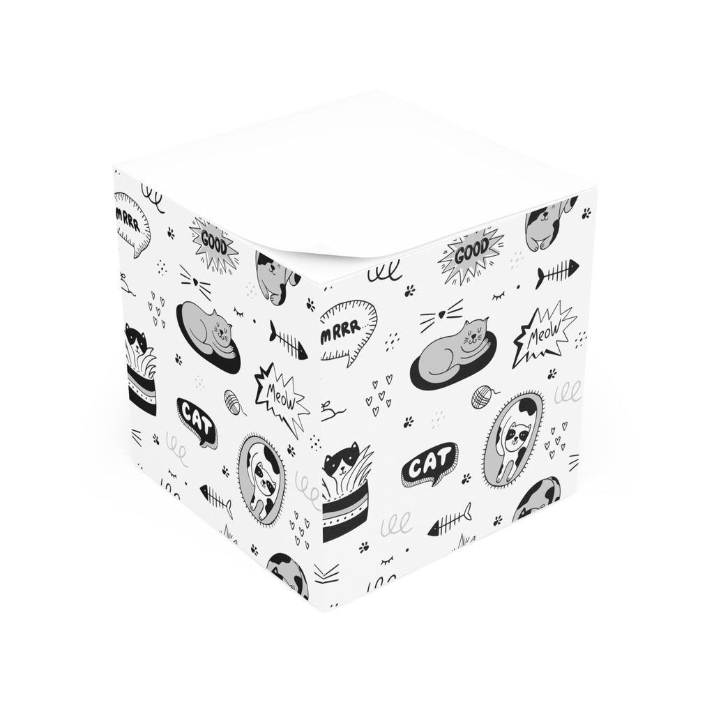 Happy Cat Note Cube