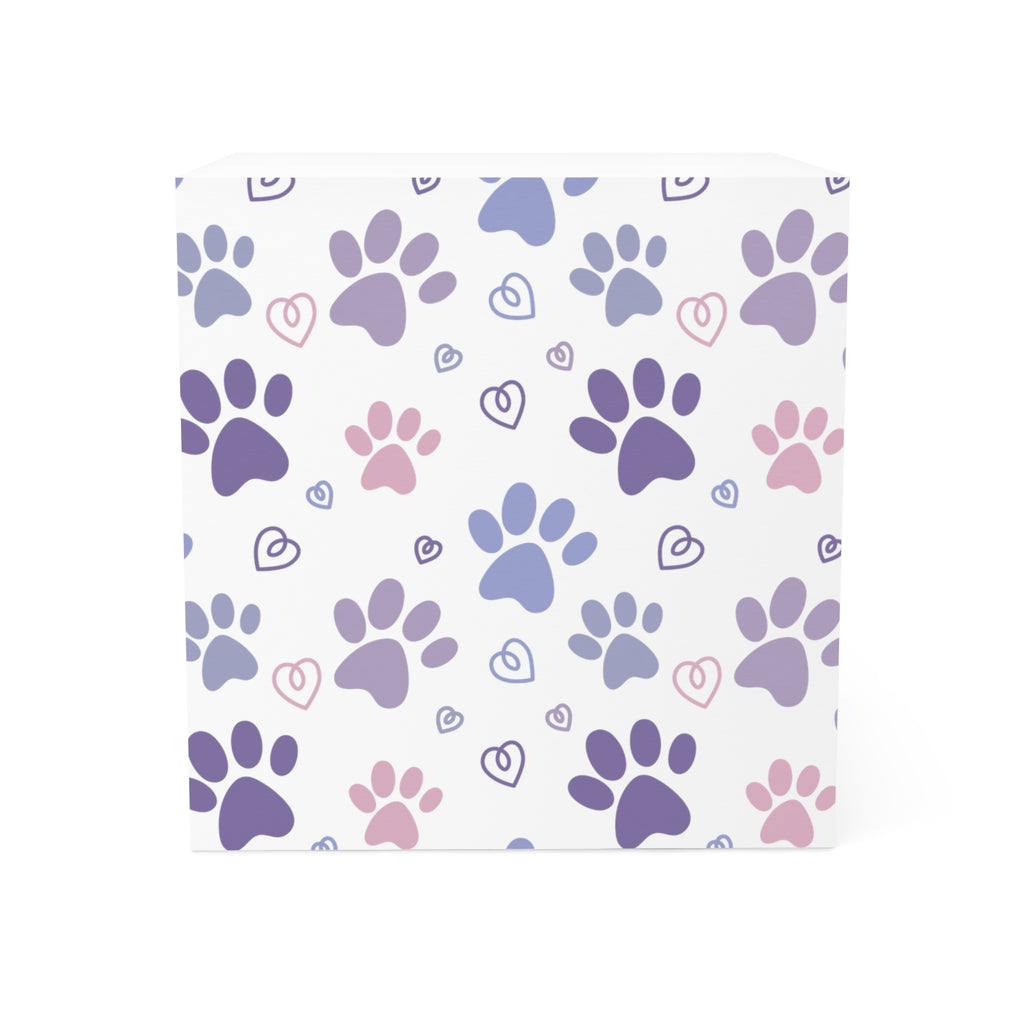 Cat Paw Print Note Cube