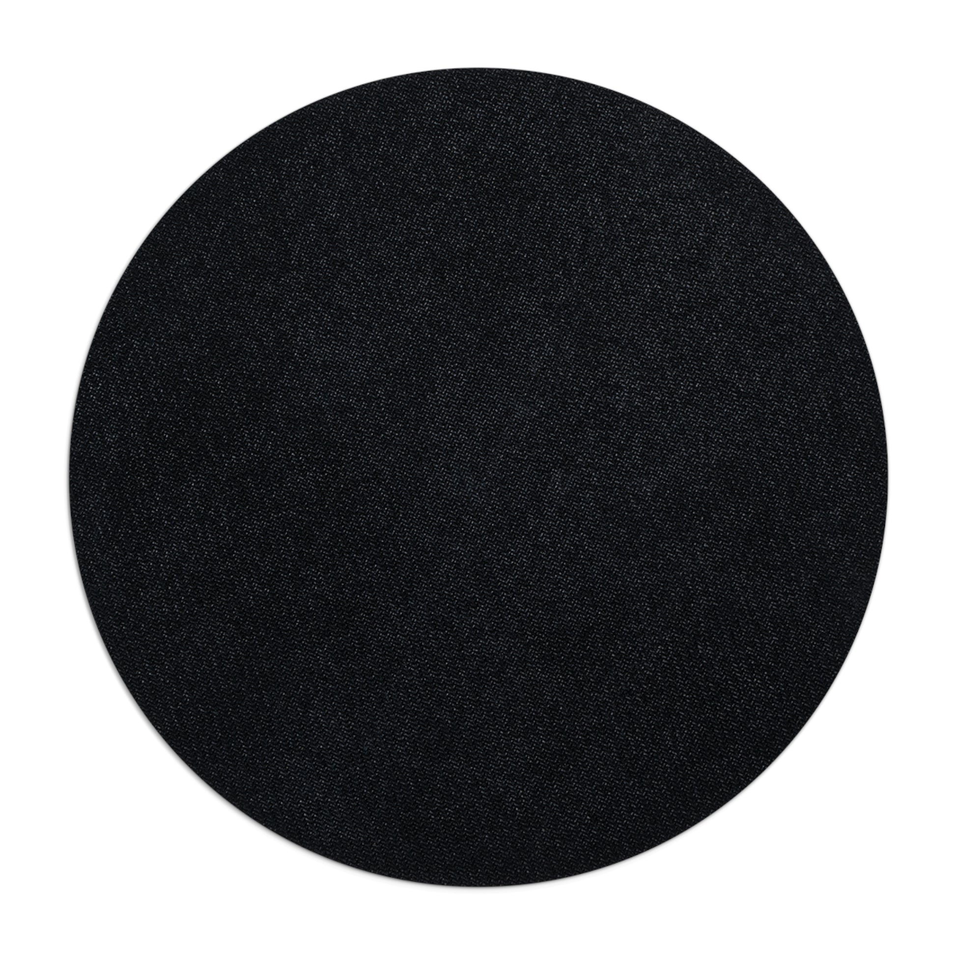 I Love My Dog Round Mouse Pad, Yellow Heart